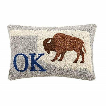 PUESTA EN ESCENA 12 x 18 in. Ok Buffalo Hook Pillow PU3676342